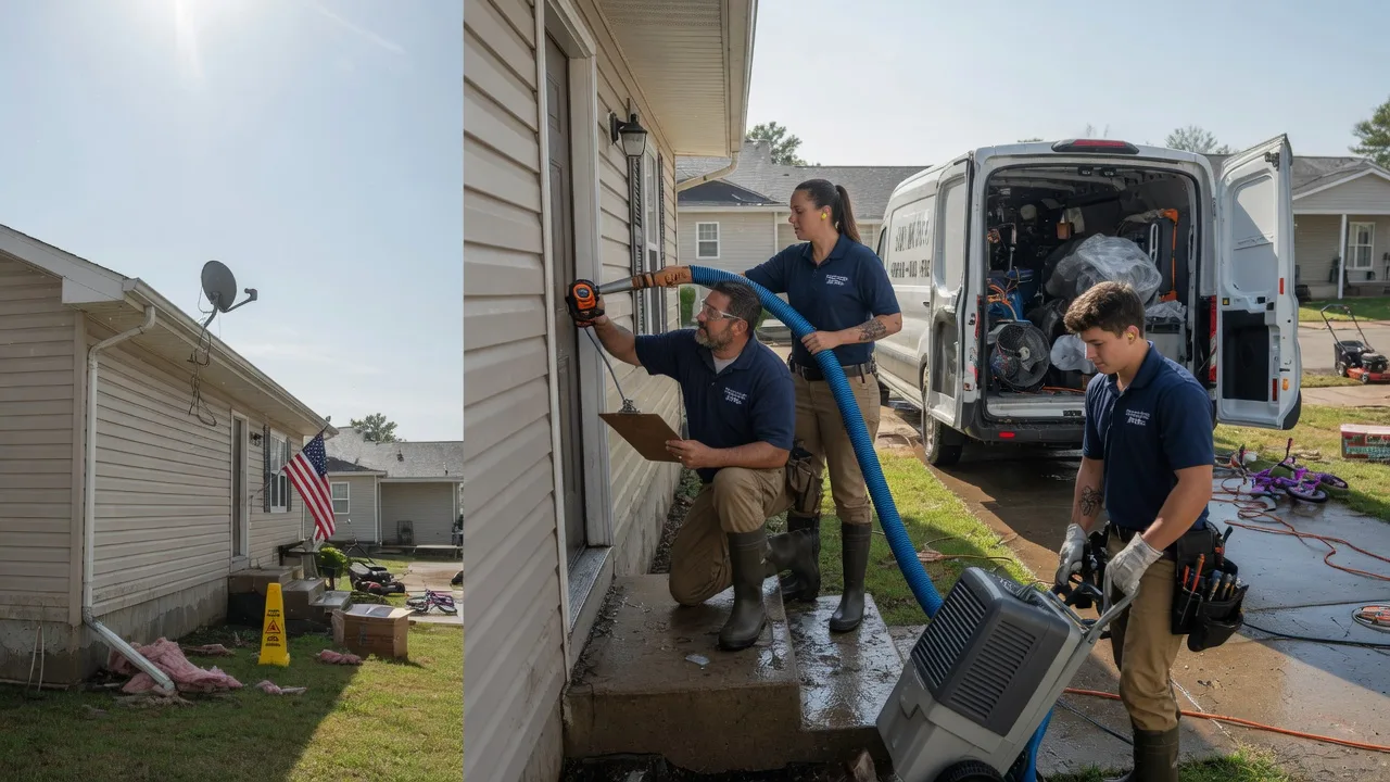 Ceiling Water Damage Restoration in Eldorado, IL near me